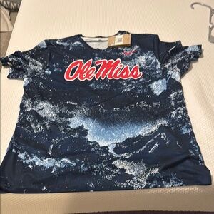 Realtree Ole Miss Blue and Red T-Shirt